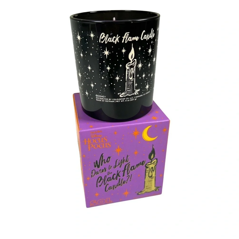 NEW COLOURPOP X DISNEY HOCUS POCUS SOL BLACK FLAME CANDLE LIMITED-EDITION - Picture 6 of 7